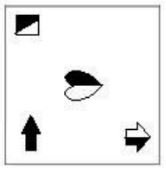 उस आकृति का चयन कीजिए जो नीचे दी गई श्रृंखला में प्रश्न चिह्न (?) के स्थान पर आएगी।