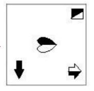 उस आकृति का चयन कीजिए जो नीचे दी गई श्रृंखला में प्रश्न चिह्न (?) के स्थान पर आएगी।