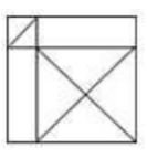 उस विकल्प आकृति का चयन कीजिए जो पैटर्न को पूरा करने के लिए नीचे दी गई आकृति मे प्रश्न चिह्न (?) के स्थान पर आएगी।